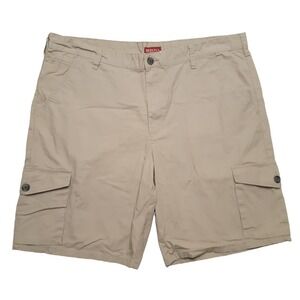 Merona Cargo Shorts Mens 40 Khaki Tan Gorpcore Utility Minimalist Cotton